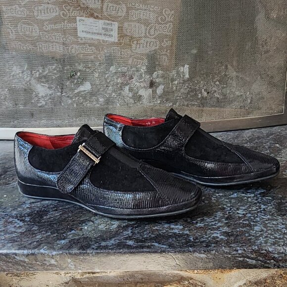 Amalfi By Rangoni Egadi Monk Strap Moccasin Shoes Size 10 - Picture 9 of 16